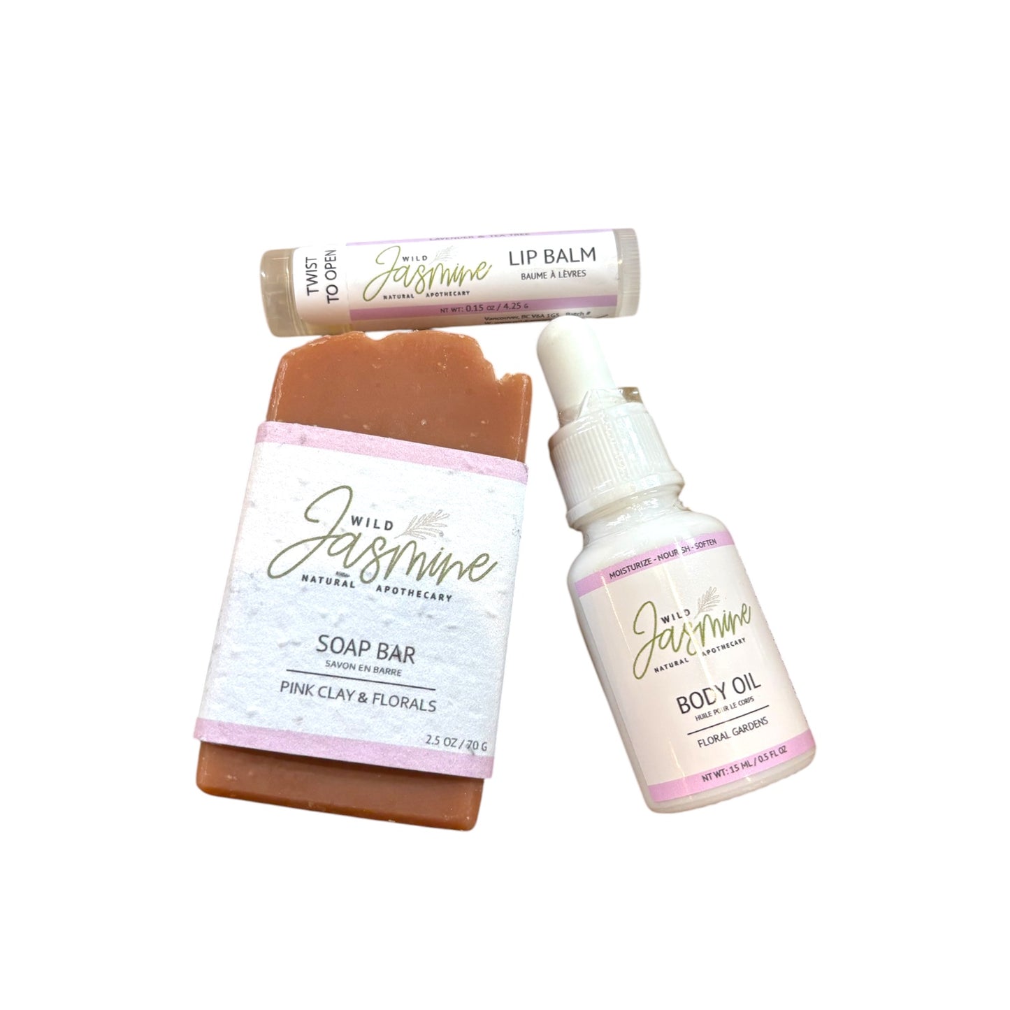 Pink Clay Soap Gift Set