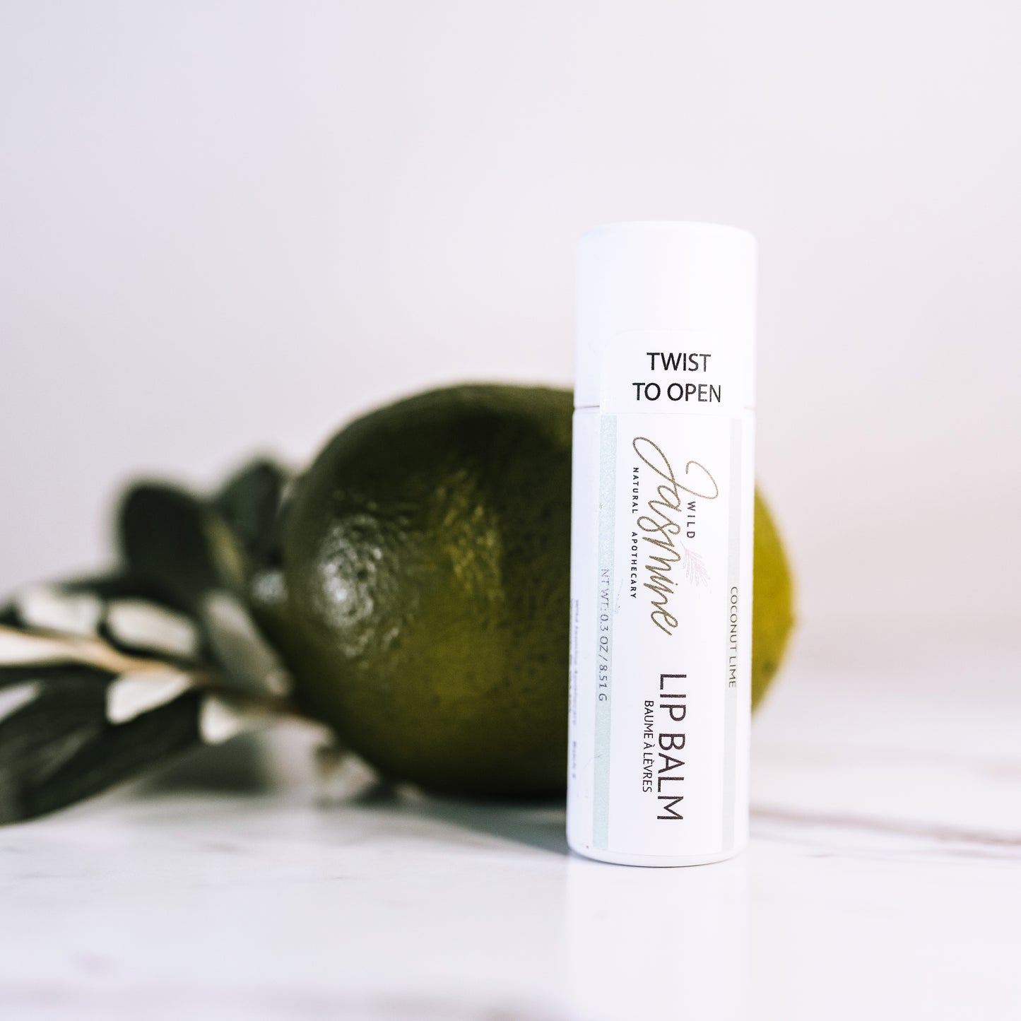 Lime Papertube Lip Balm