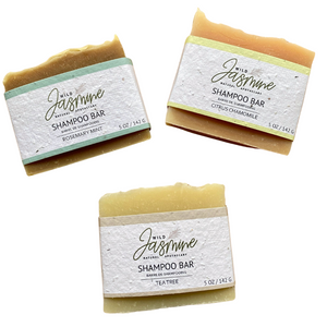 10 Zero Waste Shampoo Bars - Plantable Packaging - Made in Canada