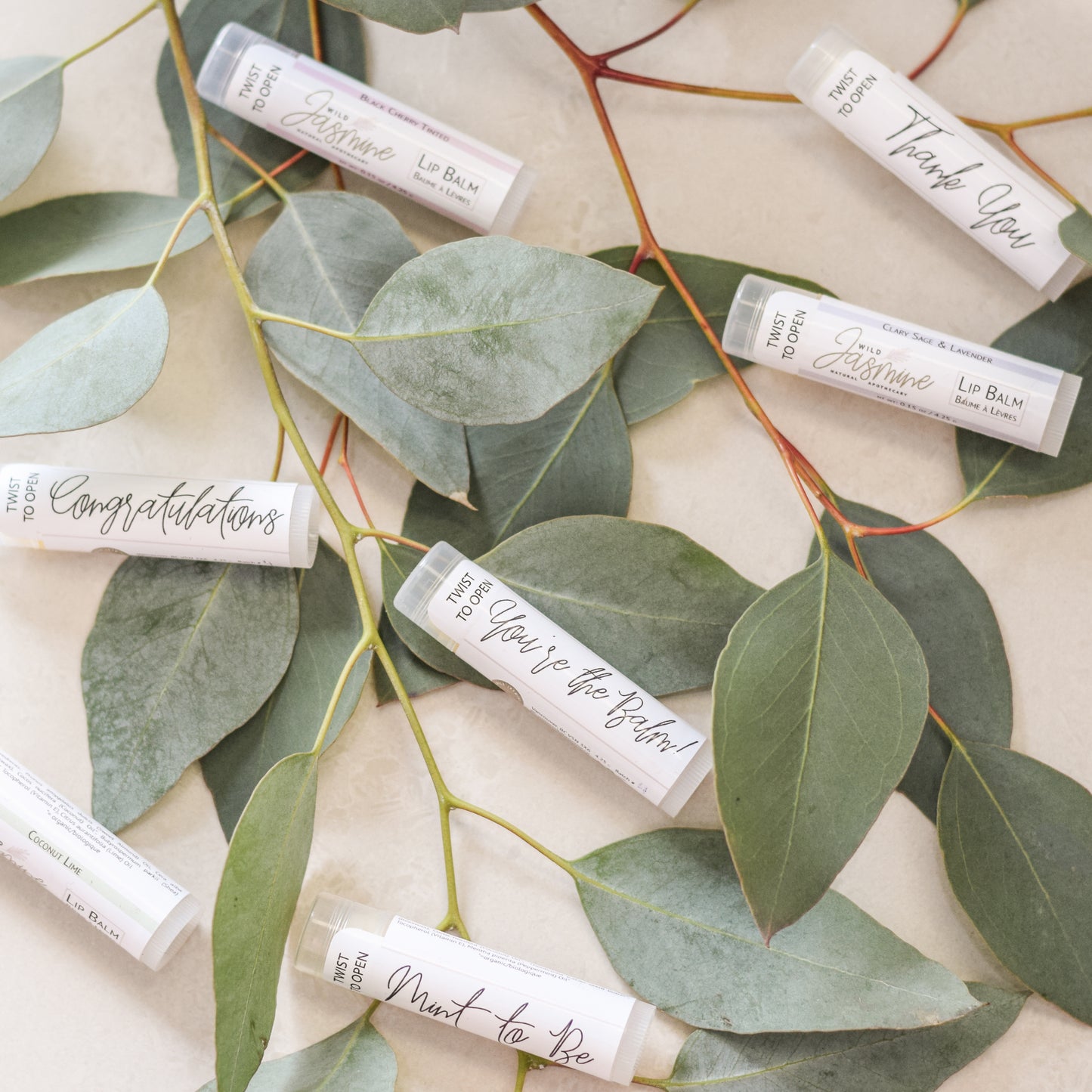 Set of 6 Lip Balm - Abbey Lane Farm 